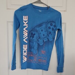 Carter's Blue Kids Pajama Top with Game Controller Design